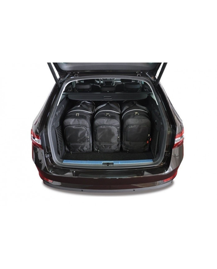 KJUST sada autotašek do kufru - SKODA SUPERB KOMBI III 2015-2023 5PCS