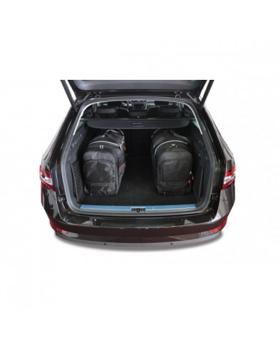 KJUST-Set Autotaschen für den Kofferraum - SKODA SUPERB KOMBI III 2015-2023 5PCS