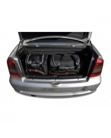 KJUST-Set Autotaschen für den Kofferraum - OPEL ASTRA CABRIO G (T98) 2001-2006 4PCS