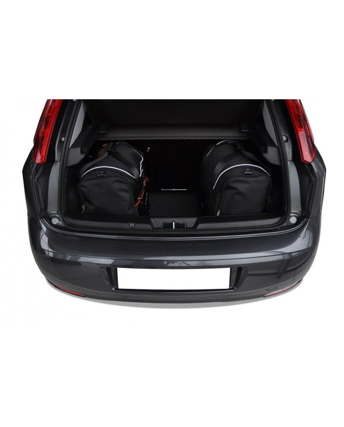 KJUST set of car trunk bags - FIAT PUNTO 2012 2012+ 4PCS