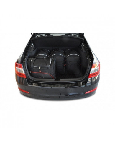 KJUST set of car trunk bags - SKODA OCTAVIA LIFTBACK III 2013-2020 5PCS