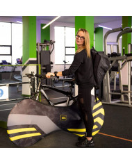 VELOSOCK interior bicycle cover - YELLOW LINES