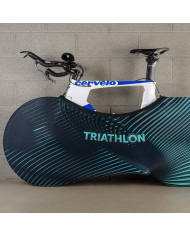 VELOSOCK beltéri kerékpárhuzat - CELESTE GREEN