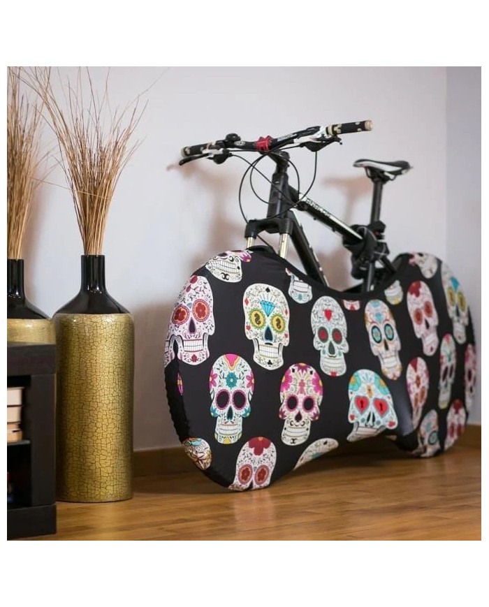 VELOSOCK Innen Fahrradabdeckung – SKULLS