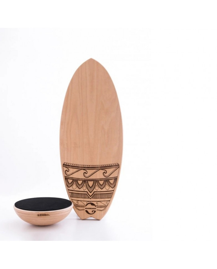 Balance board WOODBOARDS SURF + REHABO 360
