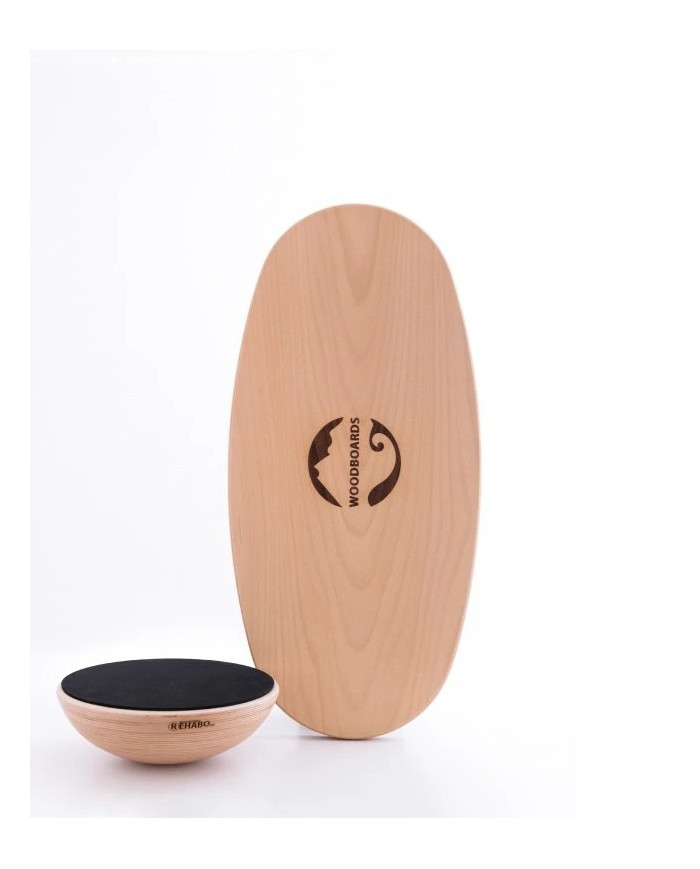 Balančna deska WOODBOARDS ORIGINAL + REHABO 360