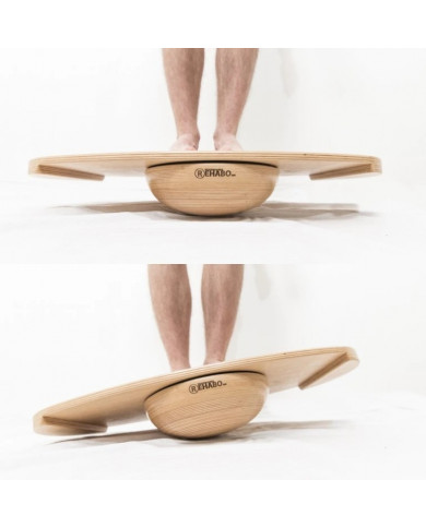 Balanceboard WOODBOARDS ORIGINAL + REHABO 360