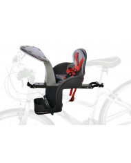 WeeRide Safe Front CLASSIC Kinderfahrradsitz – Grau