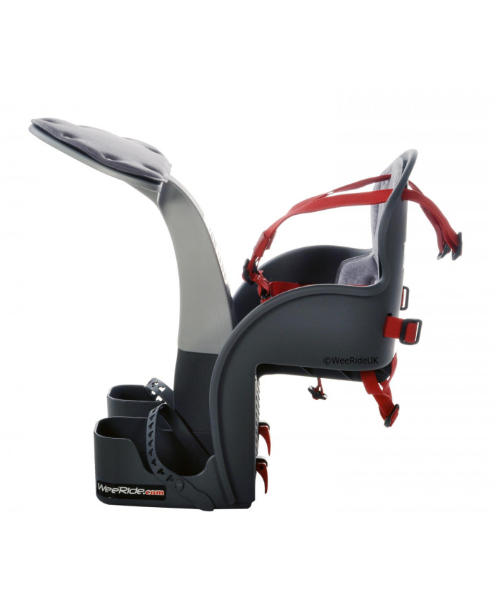 WeeRide Safe Front CLASSIC Kinderfahrradsitz – Grau
