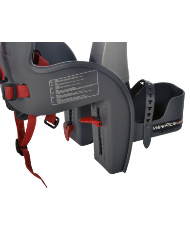 WeeRide Safe Front CLASSIC Kinderfahrradsitz – Grau