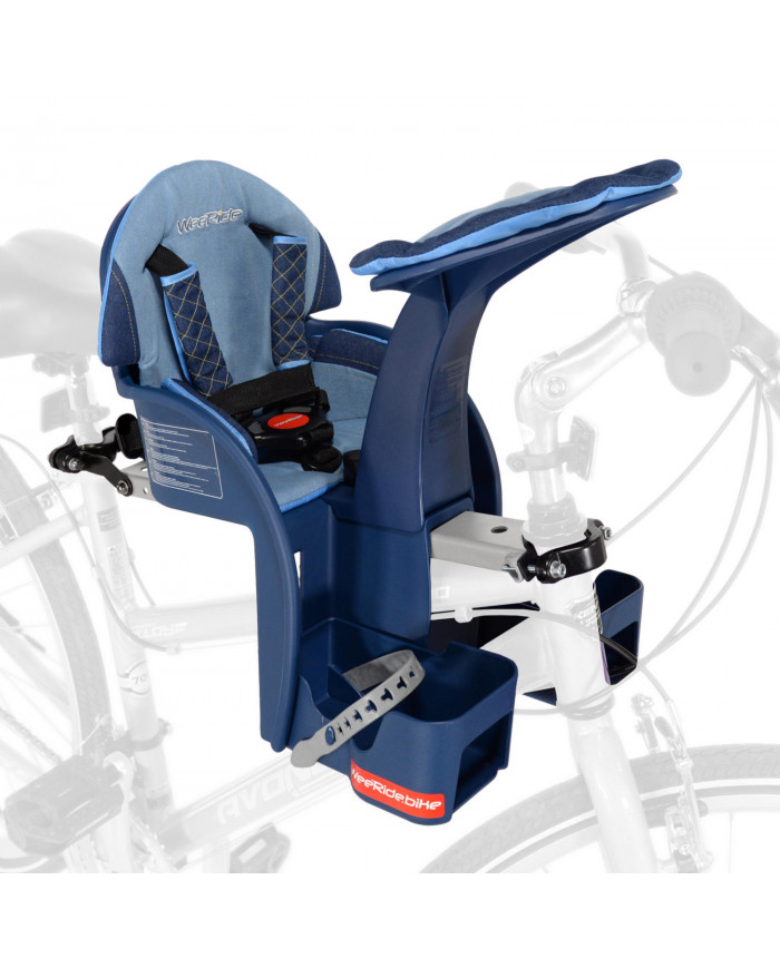 WeeRide SAFEFRONT DeLuxe Kinderfahrradsitz – Blau