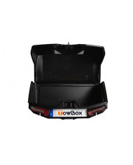 Towbox ALPHA szállító box vonóhorogra - Fekete