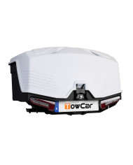 Towbox ALPHA szállító box vonóhorogra - Szürke