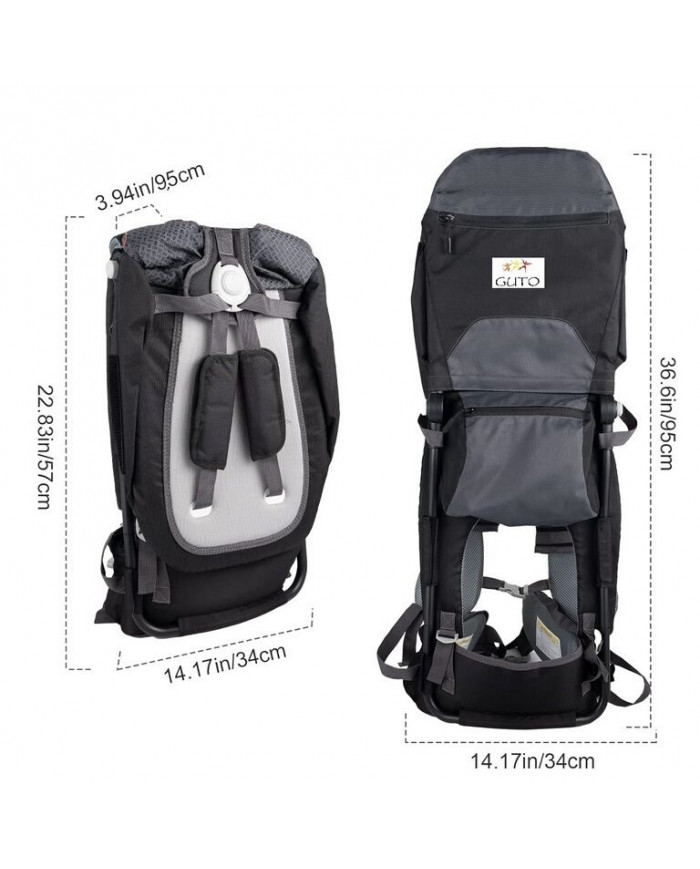 Detský nosič GUTO Hiking Ram - PLATINUM