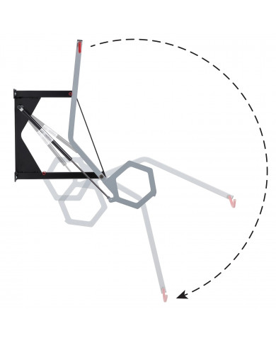 Saris TIP-UP wall-mounted pneumatic bicycle holder