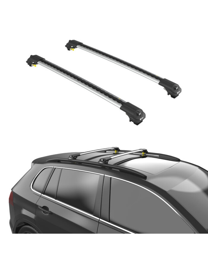 Turtle Falcon Ranger Rack Turtle AIR 1 is a roof rack suitable for vehicles with classic skids.