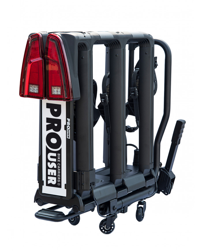 PROUSER FG3 LED "Black Edition" bagażnik rowerowy na hak
