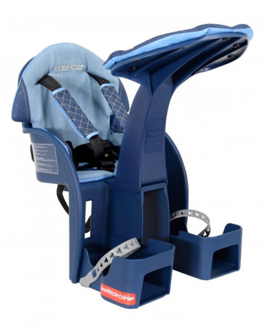 WeeRide SAFEFRONT DeLuxe Kinderfahrradsitz – Blau