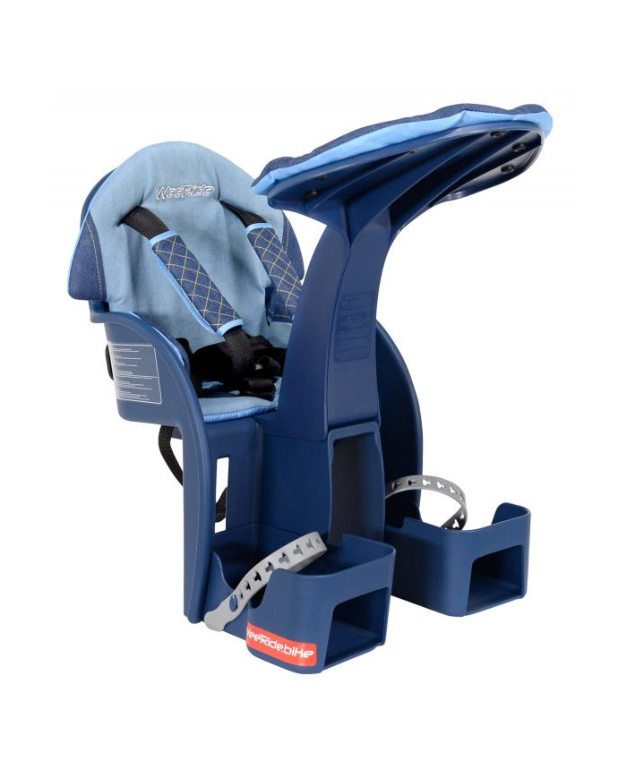WeeRide SAFEFRONT DeLuxe fotelik rowerowy - Niebieski