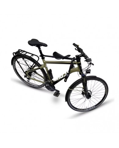 MAC-RIDE detská cyklosedačka - Čierná