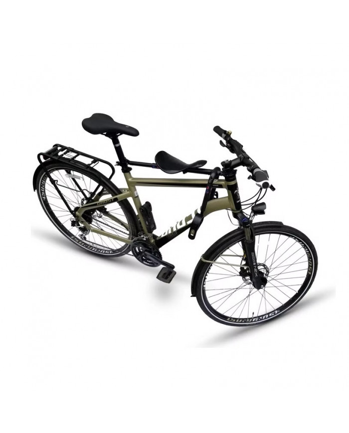 MAC-RIDE fotelik rowerowy - Czarny