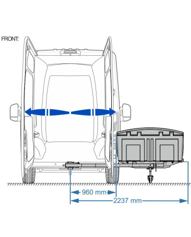 Towbox V3 CAMPER škatla za vlečno kljuko