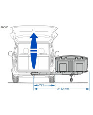 Towbox CAMPER bagażnik na hak 330L