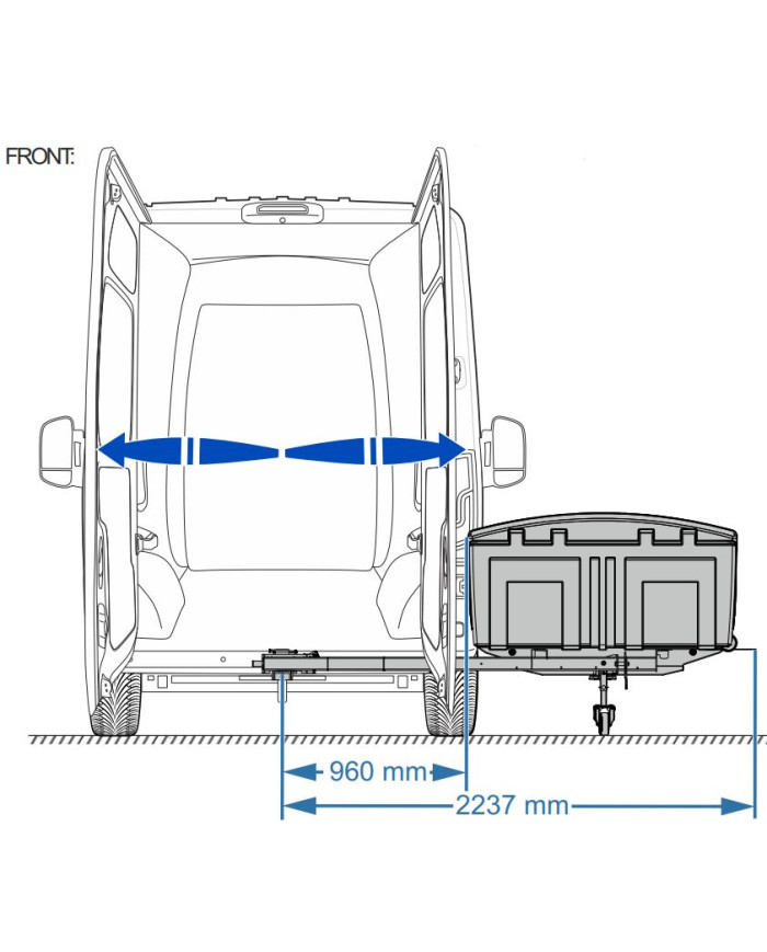 Towbox CAMPER Heckbox 330L