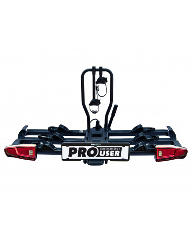 PROUSER FG3 LED "Black Edition" kerékpártartó vonóhorogra + INGYENES kiegészítők