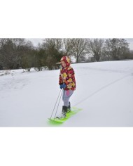 Narty AXISKI MkII - Deska POMARAŃCZOWA