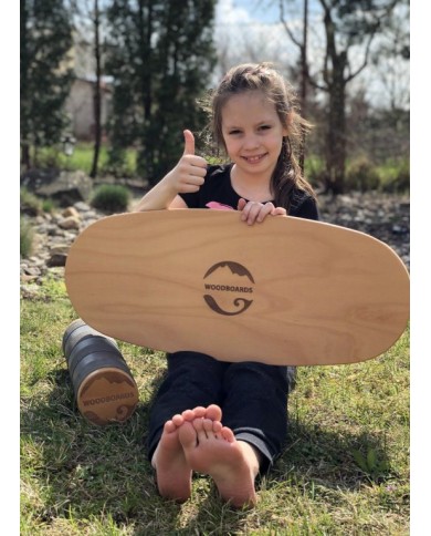 Balanční deska WOODBOARDS MINI - KOMPLET