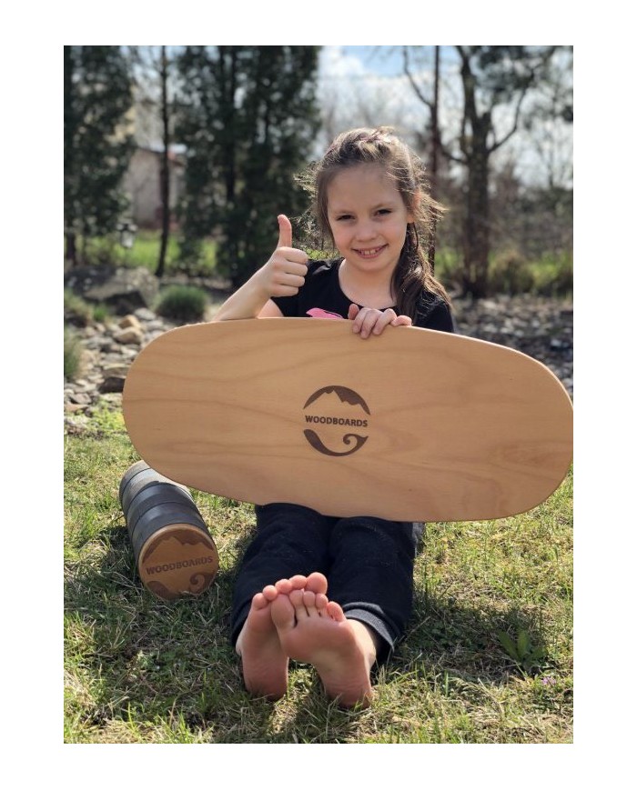 Ravnotežna deska WOODBOARDS MINI - KOMPL