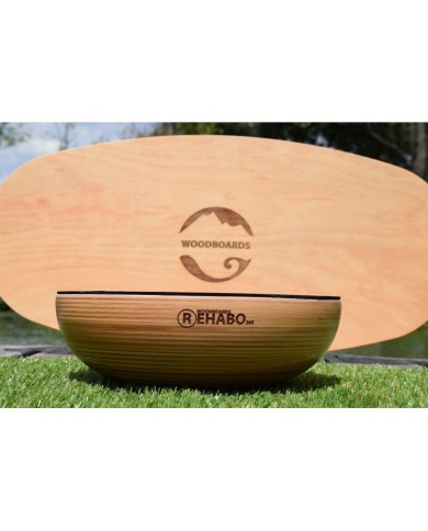 Balanceboard WOODBOARDS ORIGINAL + REHAB 360