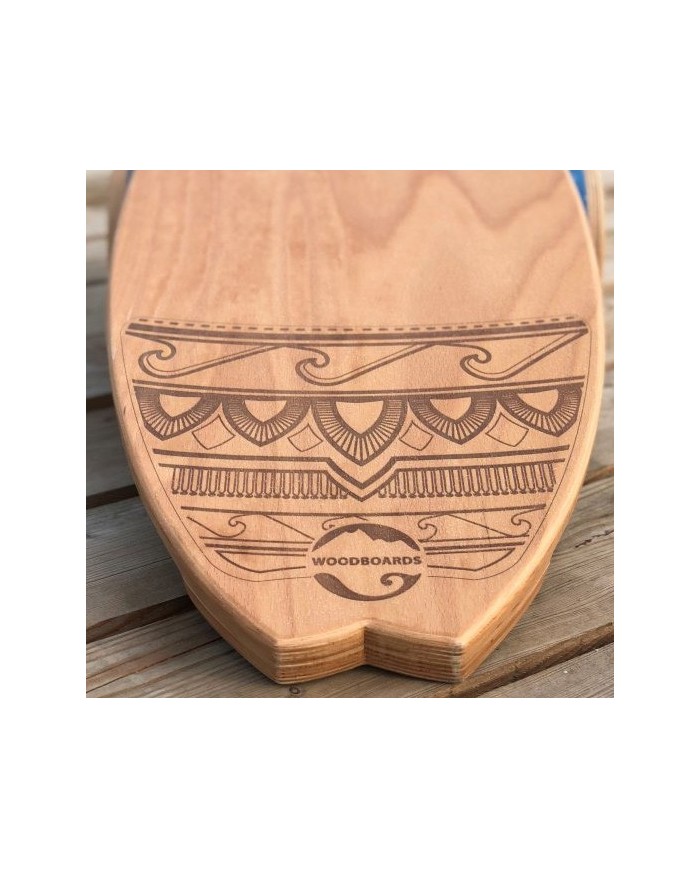 Balanceboard WOODBOARDS SURF - KOMPLETT