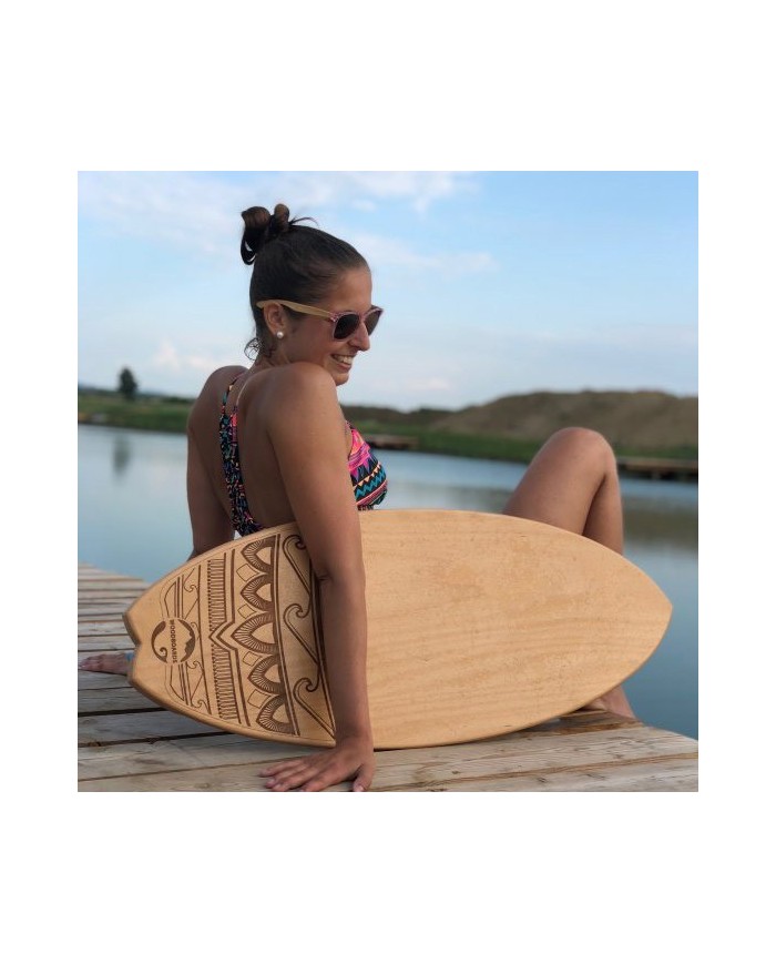 Balanceboard WOODBOARDS SURF - KOMPLETT