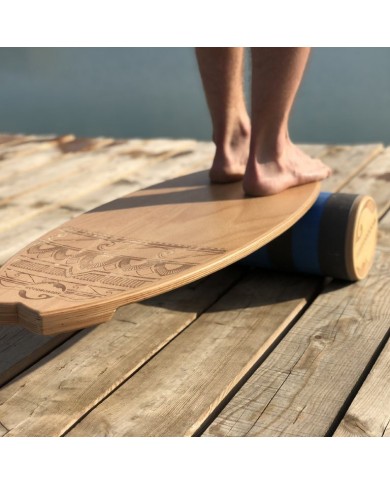 Balanceboard WOODBOARDS SURF - KOMPLETT