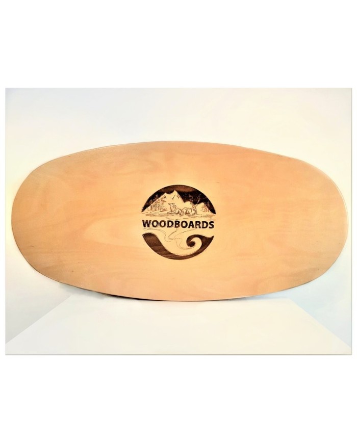 WOODBOARDS ORIGINAL balance board with winter theme separately