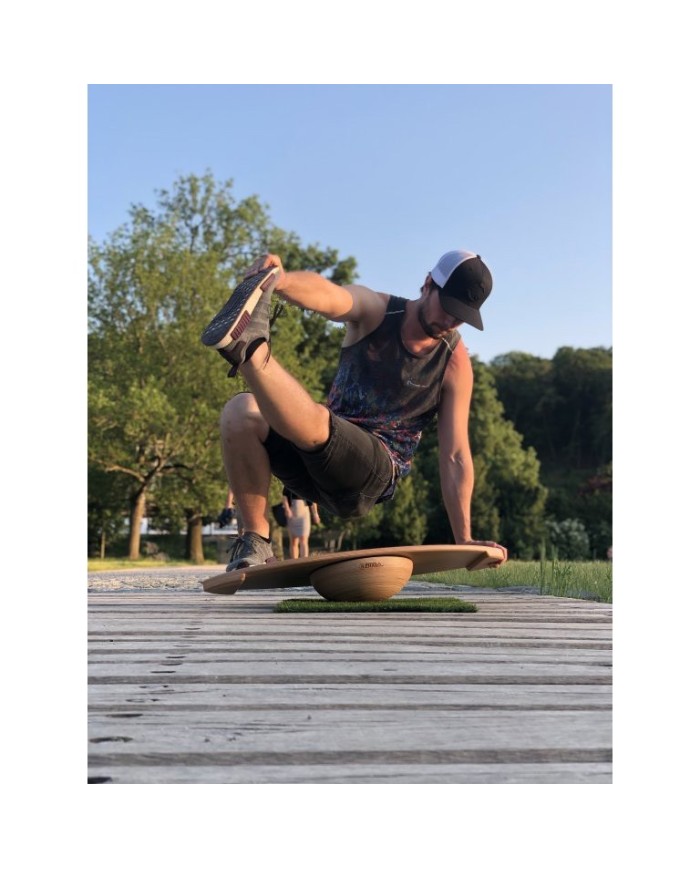 Ravnotežna deska WOODBOARDS SURF + REHABO 360