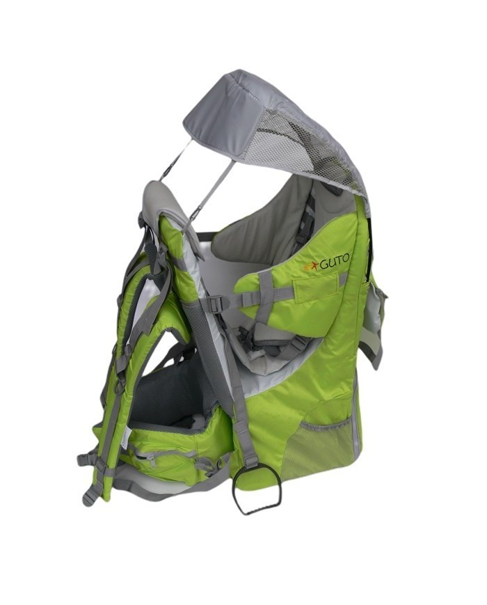 Otroška turistična nosilka GUTO DeLuxe - Green
