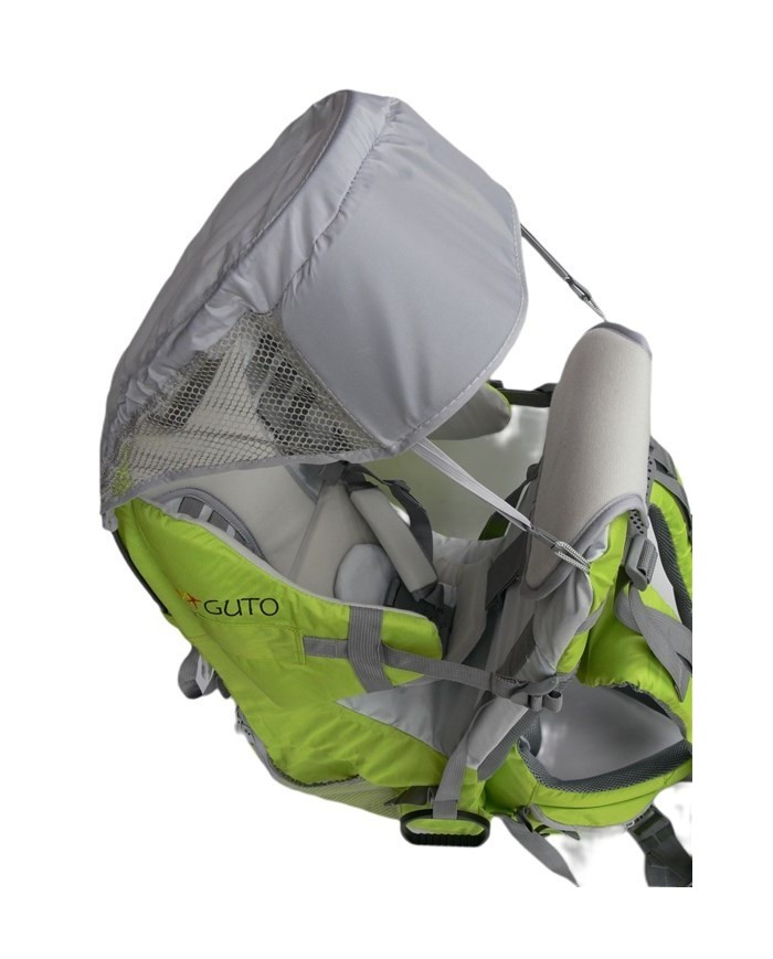 Gyermek turistahordozó GUTO DeLuxe - Zöld
