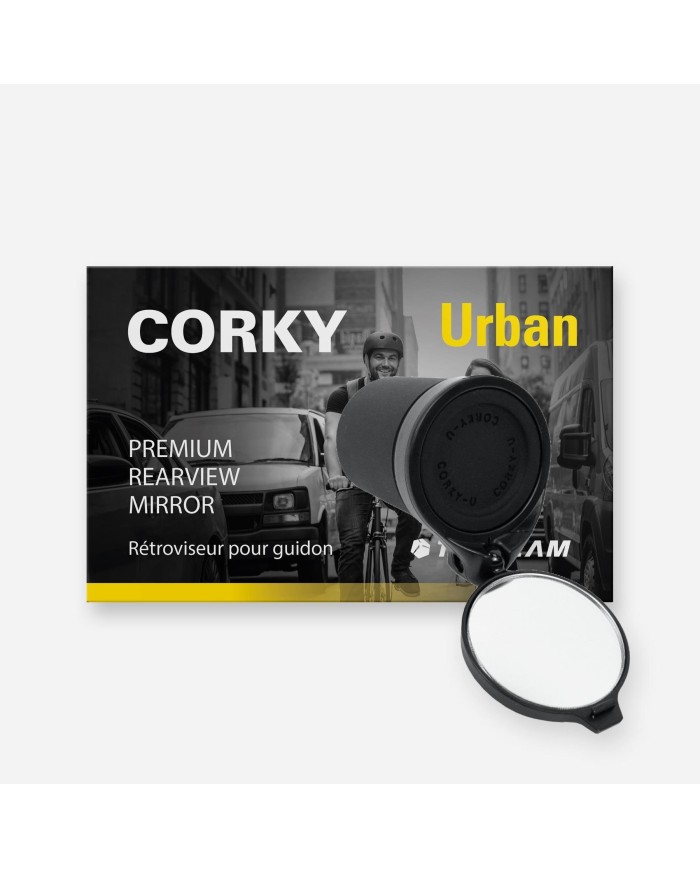CORKY URBAN kerékpáros visszapillantó tükör