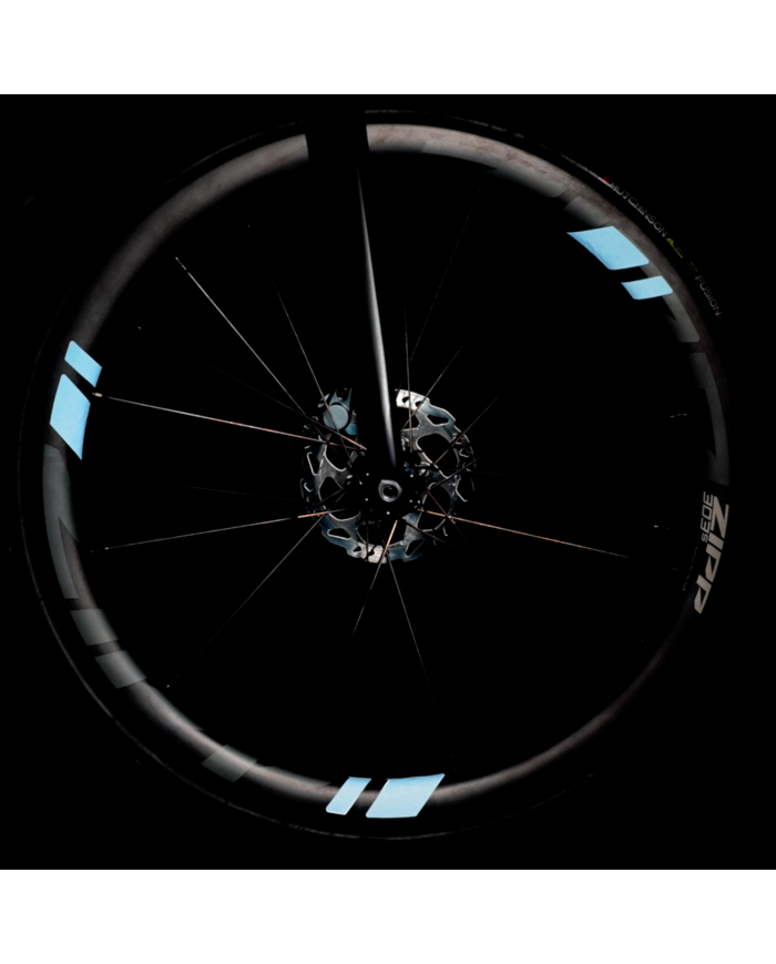 WHEEL FLASH Reflexné nálepky na bicykel