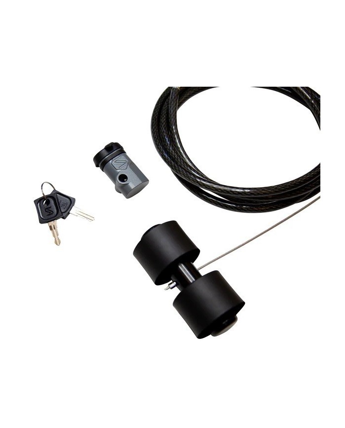 Saris ocelový kabel se zámkem (2,5m)