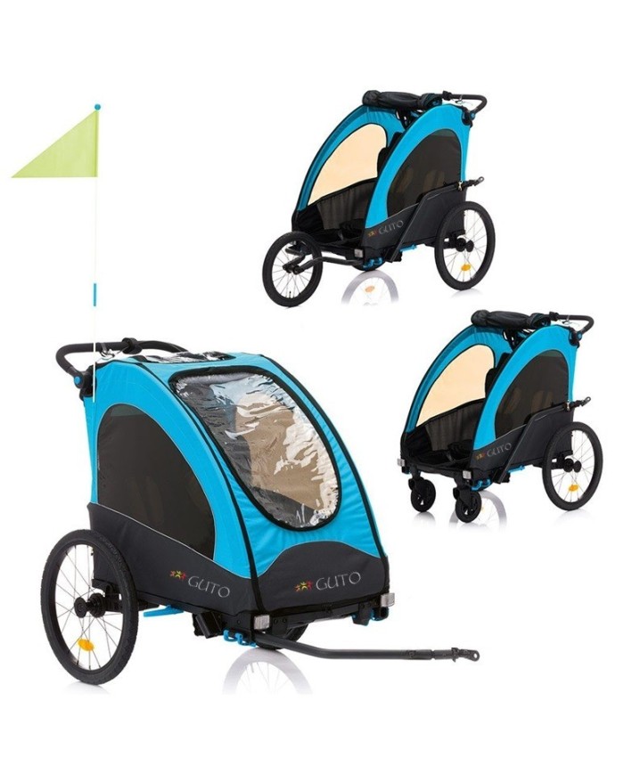 WeeRide® BUGGY GO gyermek kerékpáros babakocsi