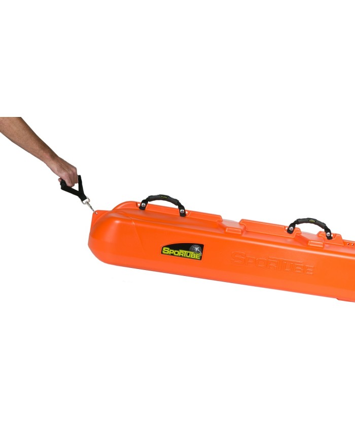 SPORTUBE Series 3 trdi kovček za smuči - oranžna
