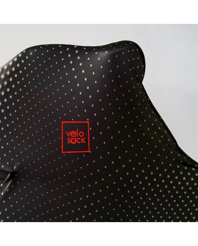 Velosock CARBON BLACK bicycle transport cover