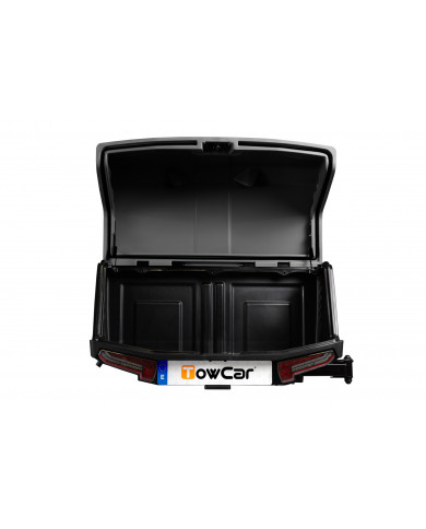 Towbox CAMPER V3 Urban Black LONG box na ťažné zariadenie